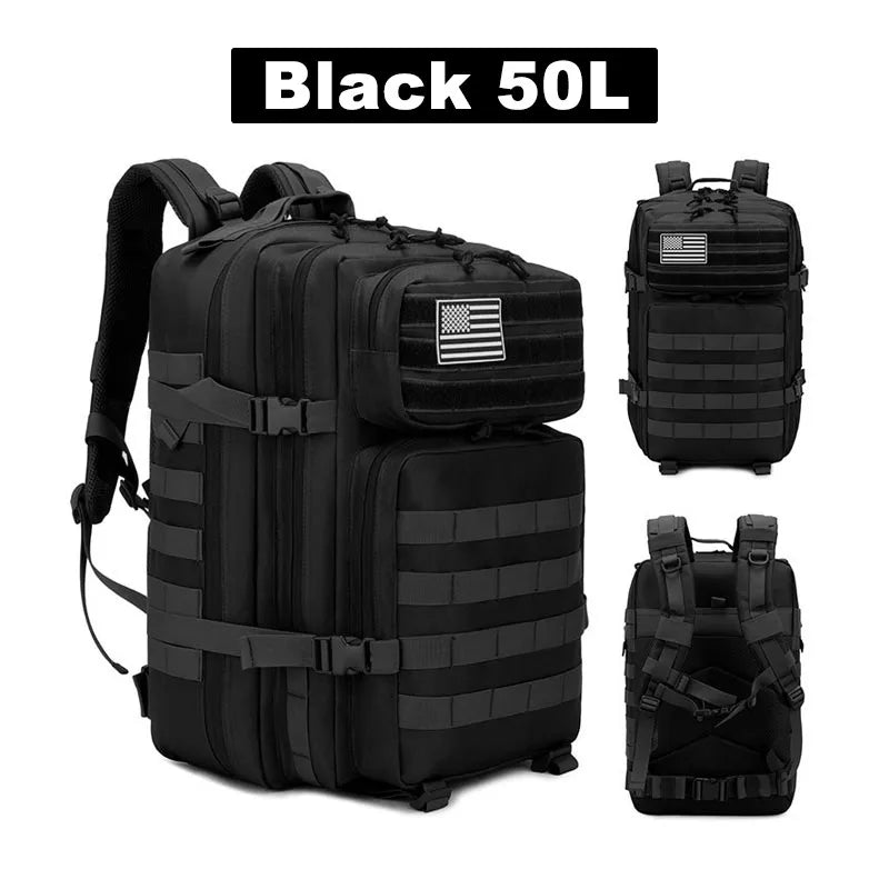 Tactical Backpack Men's Travel Waterproof