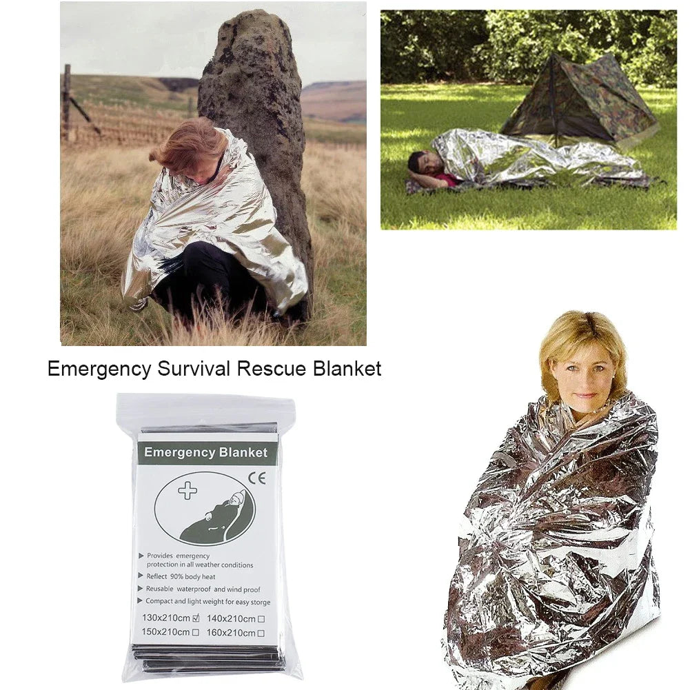 Thermal Emergency Blanket Survival Gear