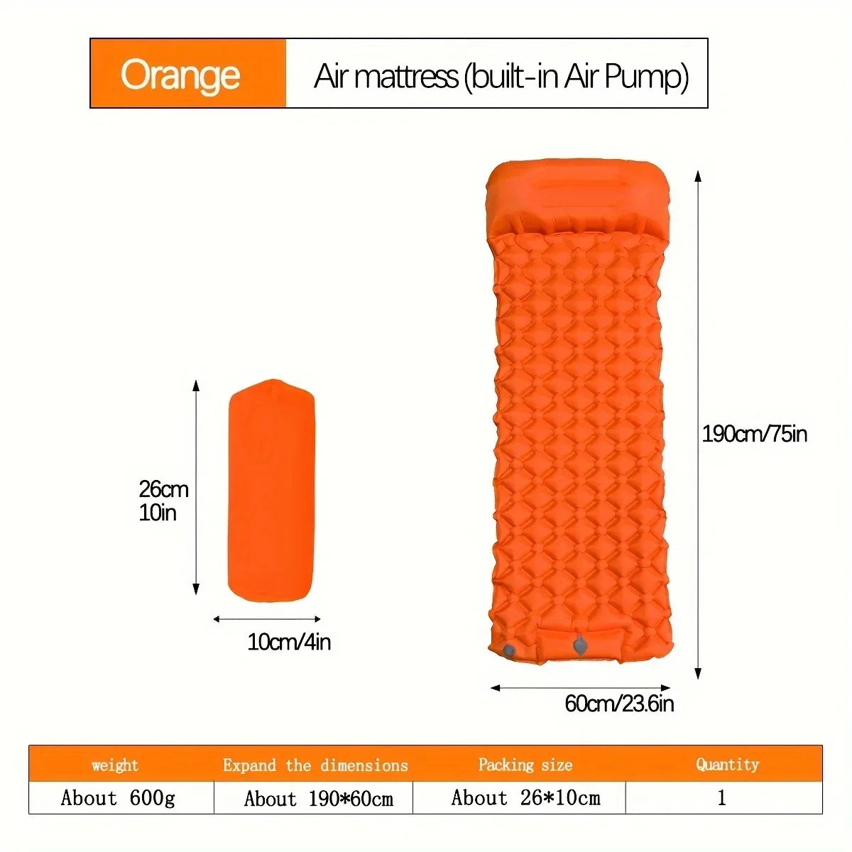 Camping Inflatable Sleeping Pad
