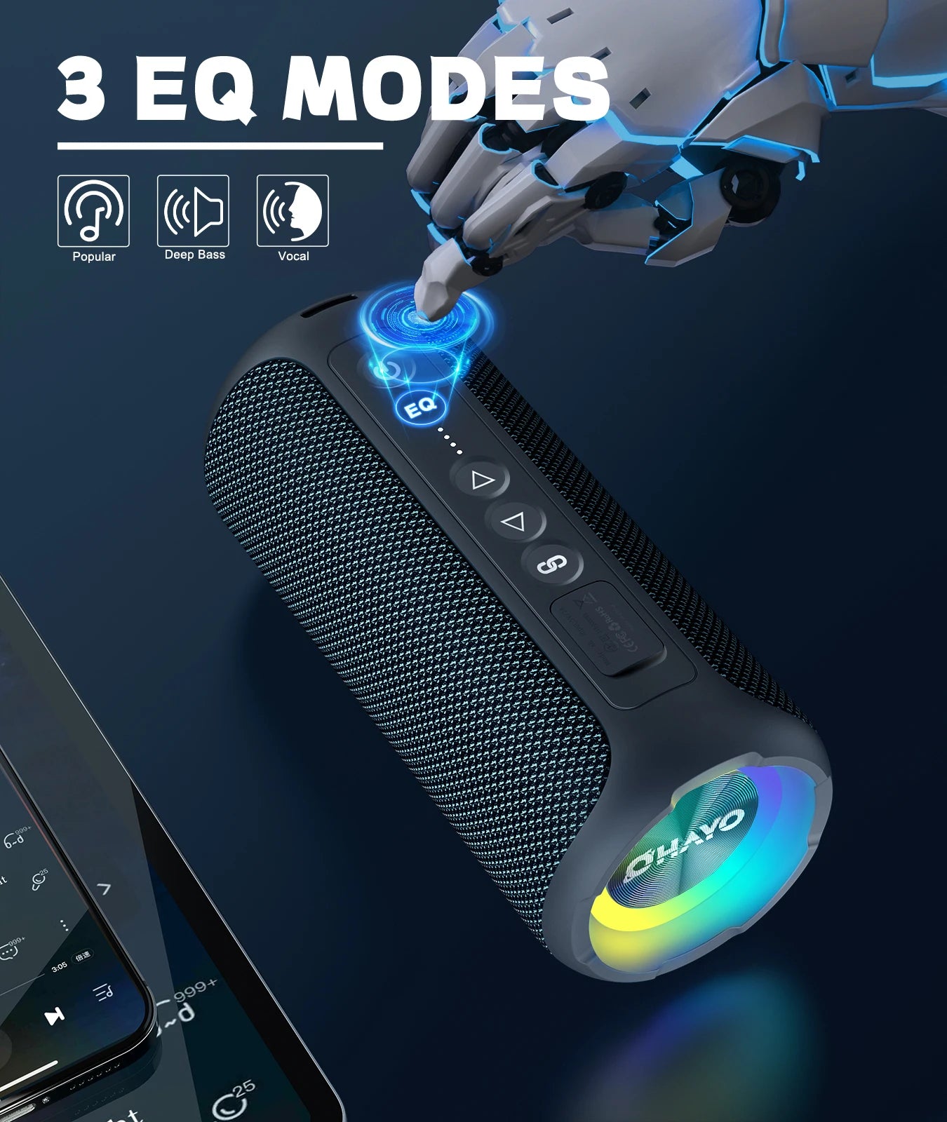 Ortizan X8 Pro Bluetooth Speaker Waterproof