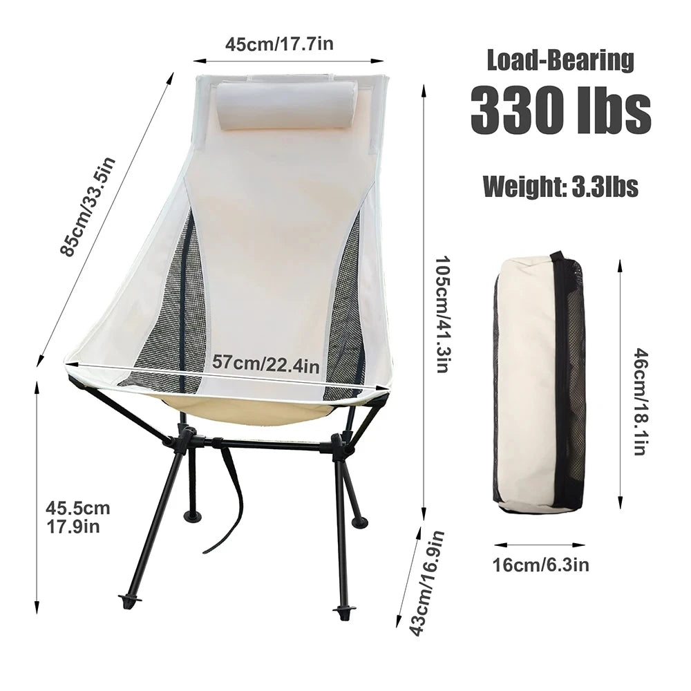 WEST TUNE Folding Camping Chair