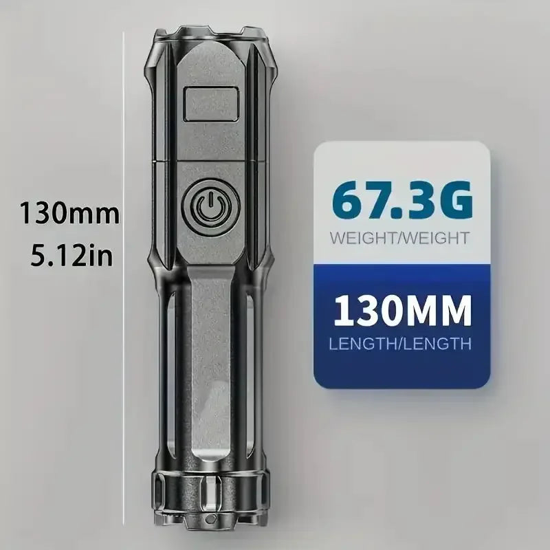 Flashlight with Telescopic Zoom
