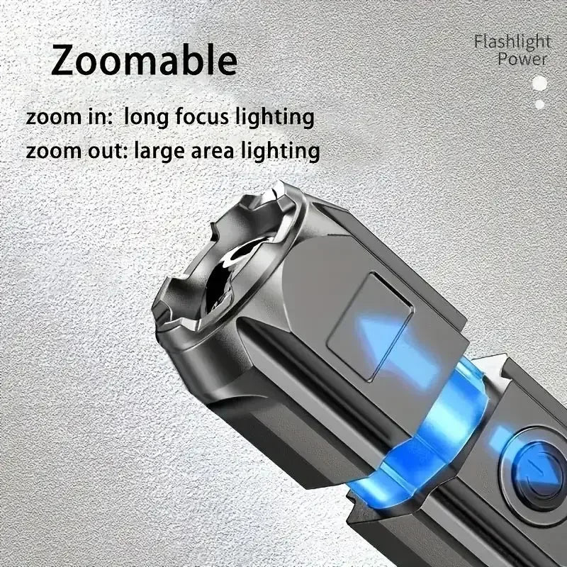 Flashlight with Telescopic Zoom
