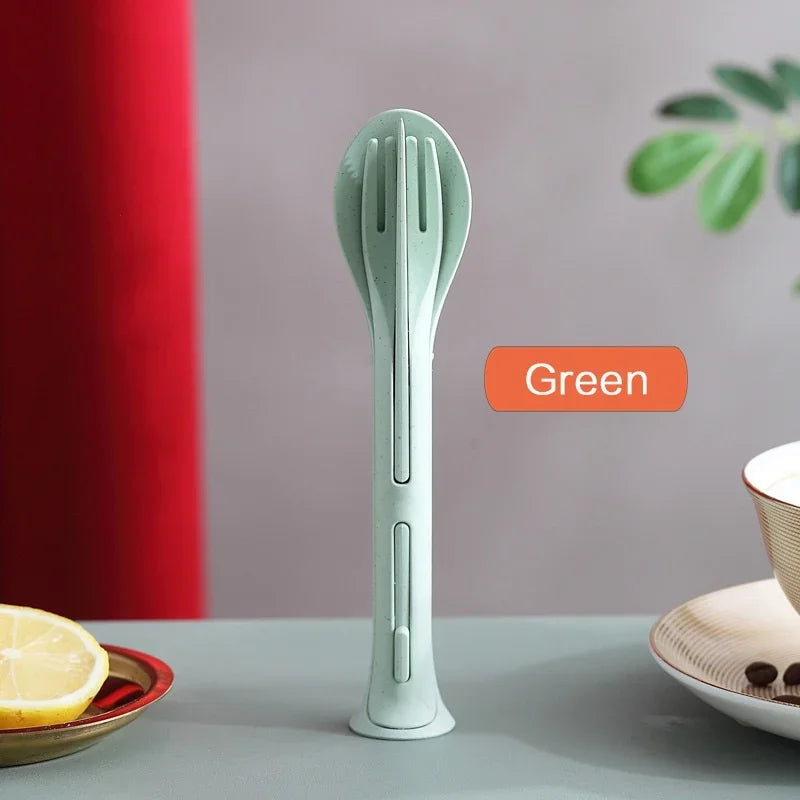3PCS Portable Tableware Set