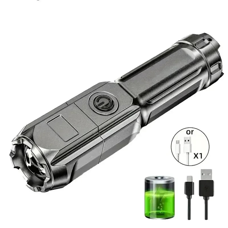 Flashlight with Telescopic Zoom