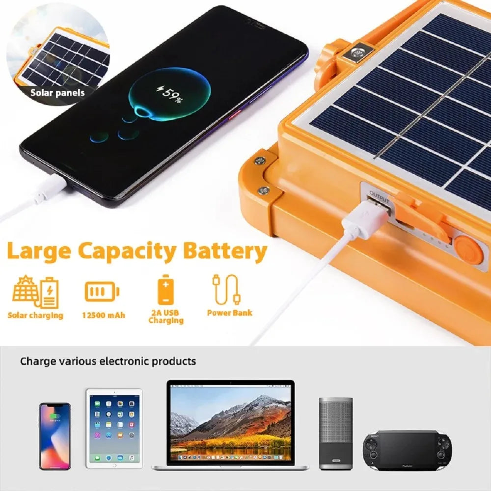 Camping Lantern Solar Rechargeable