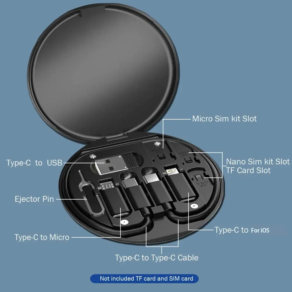 universal USB adapter cable set camping