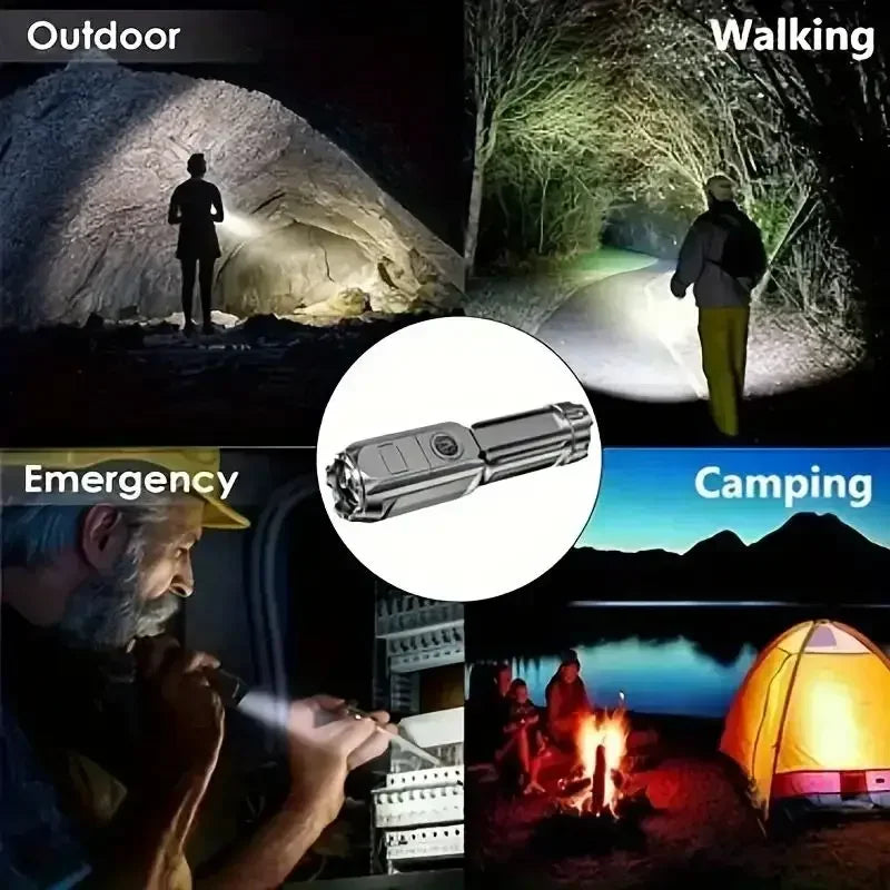 Flashlight with Telescopic Zoom